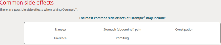 Ozempic Side EffectS