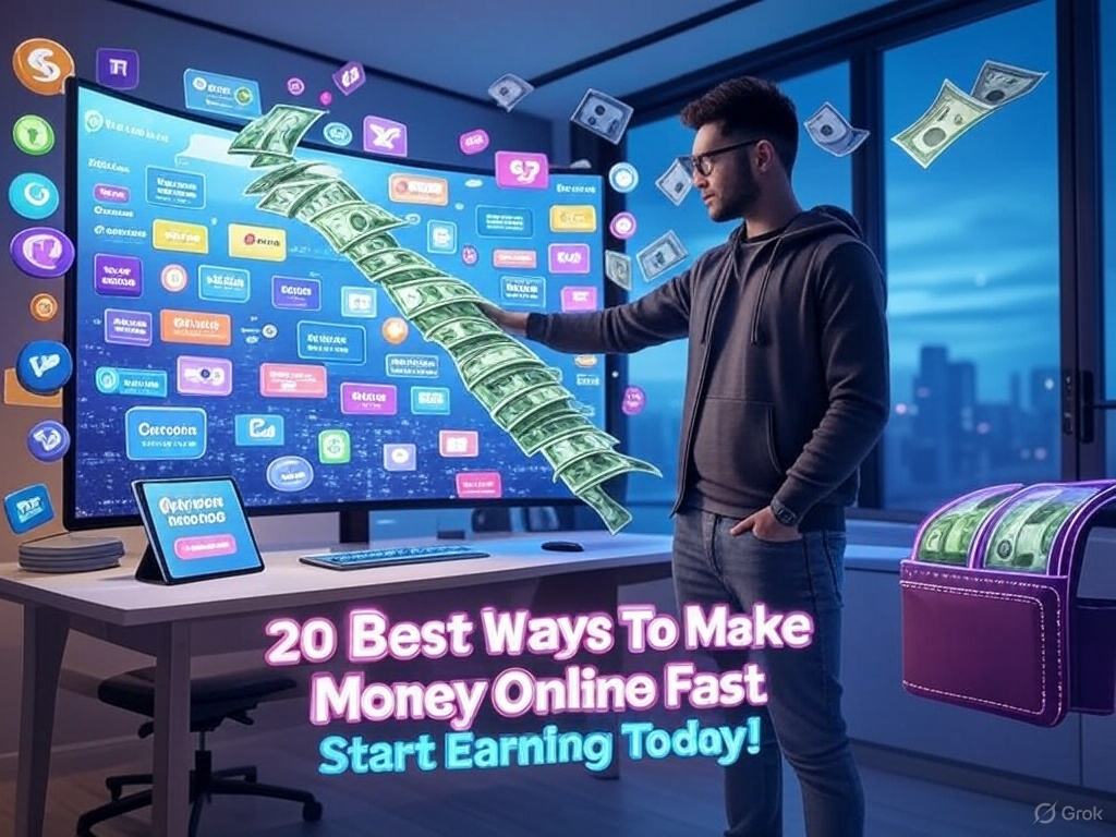20 Best Ways To Make Money Online Fast 20 Best Ways To Make Money Online Fast