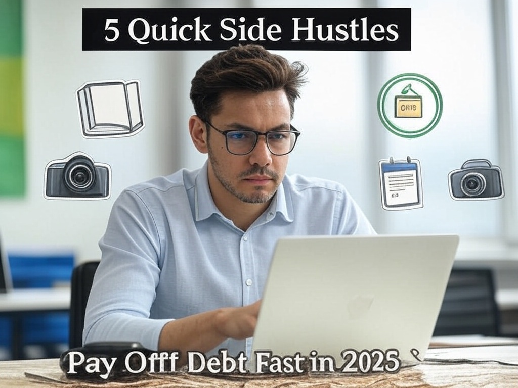 5 Quick Side Hustles to Pay Off Debt Fast in 2025 side hustles to payoff debt fast