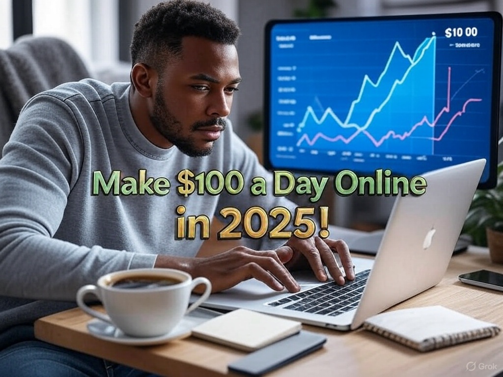 Proven Easy Ways to Make $100 a Day Online in 2025 make $100 a day online in 2025