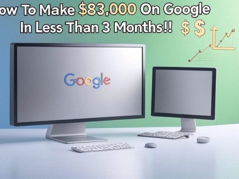 How To Make $83,000 On Google In Less Than 3 Months