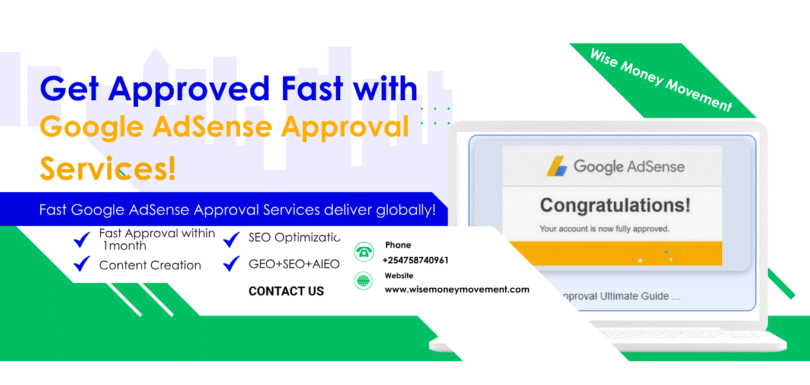 Google Adsense Approval Services