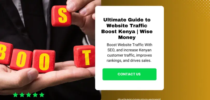 Boost Website Traffic kenya With Seo