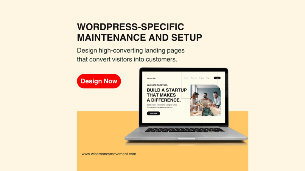 Mastering SEO Optimization in 2025 | Affordable SEO Services Kenya wise money movement website mockup