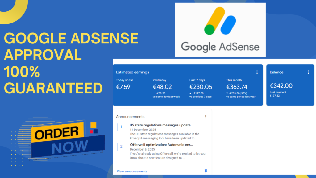 Google Adsense Approval