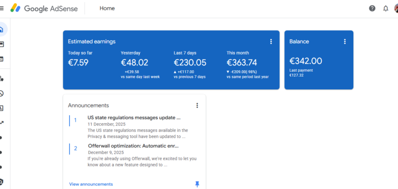 google adsense approval